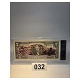 $2 Bill Colorized