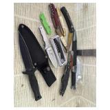 Assorted knives