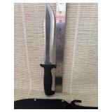 Knife with nylon case