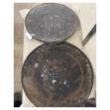 Vintage cast-iron griddleS