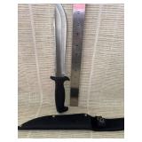 Knife with nylon case