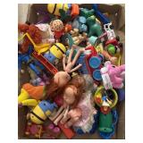 Flat of small toys