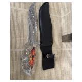 Scorpion knife with case