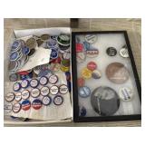 Nixon Ford, Reagan, and more buttons