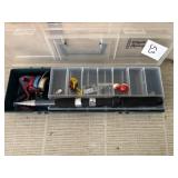 Telescopic fishing pole in real in box