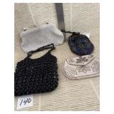 Vintage beaded purses