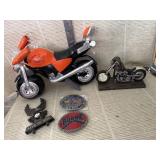 Harley items in belt buckles