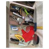 Knives, Cheese Slicer, Thermometer, Herb