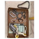 Miller Lanyard and Shock Absorber, Carabiners