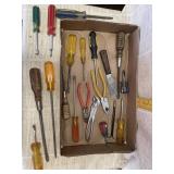 Screwdrivers, Scraper, Side Cutters