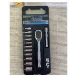 1/4' Drive Ratchet and Socket Set