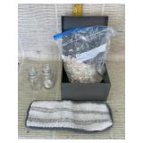 Pink Salt, Bottles, File Box