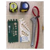 Strap Wrench, Measuring Tapes, Gauges