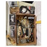 Hooks, Pin Punch, Scissors, Wire Strippers,