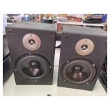 Audio Bookshelf Speakers - approximately 8' x 12'