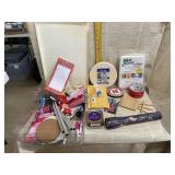 Tape, Flashlight, Glue, Key Ring, Bracelets, and