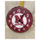 Huskers Clock