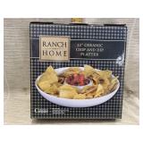 12ï¿½ Ceramic Chip & Dip Platter