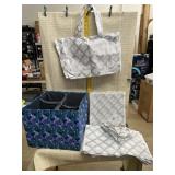 Collapsible Storage Box, Garment Bag, 4 Tote Bags