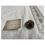 Heidi Daus Ring with Gemstones Size 7