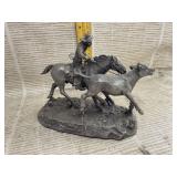 Vintage Pewter Sculpture by Philip Kraczkowski