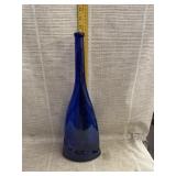 Blue Glass Bottle 19ï¿½ Tall