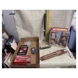 Tin, Umbrella, Lights, Push Pins, Grill Brush,