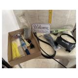 Cable Ties, Sign, Label Maker, Head Magnifier