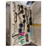 Reading Glasses, Sunglasses, Pill Box