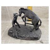 Vintage 1974 Pewter Sculpture by Philip