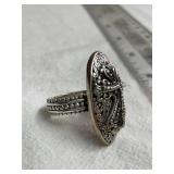 Sterling Silver Ring Size 8