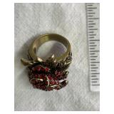 Heidi Daus Ring with Gemstones Size 7