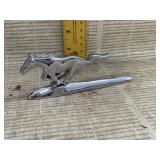 Vintage Chrome Mustang Pony Hood Ornament