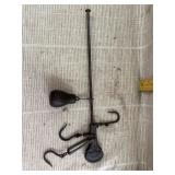 Vintage Cast Iron Hanging Balance Beam Scale