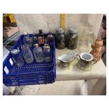 Glass Bottles, Globe, Candle Burner, and more