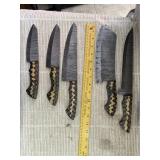 MHS Damascus Cutlery Set