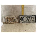 Old License Plates
