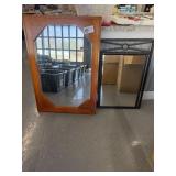 Wood & Metal Framed Mirrors