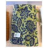 Green & Blue Throw Blanket