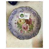 Flower Print China Plate