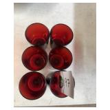 Red Stemware