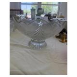 Glass Dish, Wicker Baskets
