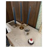 Ashtray, Powderbox, Candle