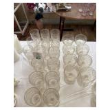 Engraved Glass Cups