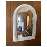 Wicker Mirror