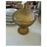 Amber Candy Dish