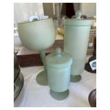 Green Vases/Canisters