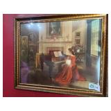 Lady at Piano Artwork