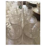 Engraved Glass Cups