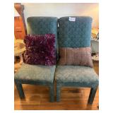 2 Green Chairs